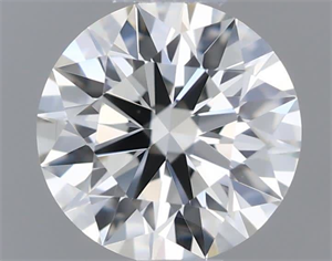 Picture of Natural Diamond 0.41 Carats, Round with Excellent Cut, K Color, IF Clarity and Certified by GIA