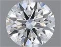 Natural Diamond 0.41 Carats, Round with Excellent Cut, K Color, VVS1 Clarity and Certified by GIA