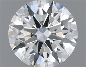 Picture of Natural Diamond 0.41 Carats, Round with Excellent Cut, K Color, VVS1 Clarity and Certified by GIA