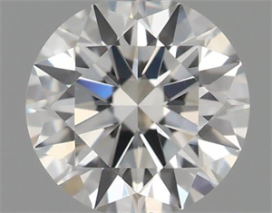 Picture of Natural Diamond 0.42 Carats, Round with Excellent Cut, H Color, VS1 Clarity and Certified by GIA