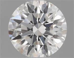 Picture of Natural Diamond 0.42 Carats, Round with Excellent Cut, F Color, VS2 Clarity and Certified by GIA