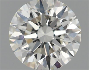 Picture of Natural Diamond 0.41 Carats, Round with Excellent Cut, J Color, VVS1 Clarity and Certified by GIA