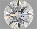 Natural Diamond 0.42 Carats, Round with Excellent Cut, H Color, VS1 Clarity and Certified by GIA