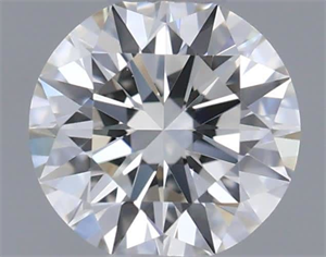 Picture of Natural Diamond 0.42 Carats, Round with Excellent Cut, I Color, VS2 Clarity and Certified by GIA