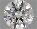 Natural Diamond 0.41 Carats, Round with Excellent Cut, J Color, VVS1 Clarity and Certified by GIA