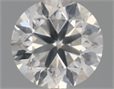 Natural Diamond 0.60 Carats, Round with Very Good Cut, J Color, SI2 Clarity and Certified by GIA