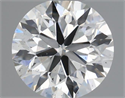 Natural Diamond 0.40 Carats, Round with Excellent Cut, J Color, VS2 Clarity and Certified by IGI