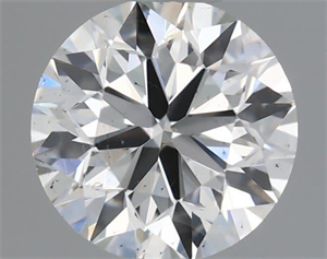 Picture of Natural Diamond 0.40 Carats, Round with Excellent Cut, J Color, VS2 Clarity and Certified by IGI