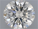 Natural Diamond 0.40 Carats, Round with Excellent Cut, J Color, VS2 Clarity and Certified by IGI