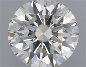 Picture of Natural Diamond 0.40 Carats, Round with Excellent Cut, J Color, VS2 Clarity and Certified by IGI