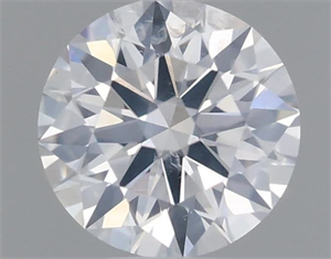 Picture of Natural Diamond 0.43 Carats, Round with Excellent Cut, E Color, I1 Clarity and Certified by GIA