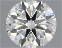 Natural Diamond 0.40 Carats, Round with Excellent Cut, J Color, SI1 Clarity and Certified by IGI