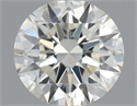 Natural Diamond 0.40 Carats, Round with Excellent Cut, J Color, SI1 Clarity and Certified by IGI