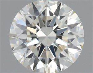 Picture of Natural Diamond 0.40 Carats, Round with Excellent Cut, J Color, SI1 Clarity and Certified by IGI