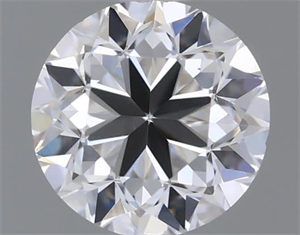 Picture of Natural Diamond 0.50 Carats, Round with Good Cut, H Color, VS2 Clarity and Certified by GIA