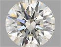 Natural Diamond 0.40 Carats, Round with Excellent Cut, K Color, VS2 Clarity and Certified by IGI