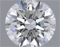 Natural Diamond 0.44 Carats, Round with Excellent Cut, H Color, VS2 Clarity and Certified by GIA