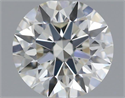 Natural Diamond 0.44 Carats, Round with Excellent Cut, K Color, VVS1 Clarity and Certified by GIA