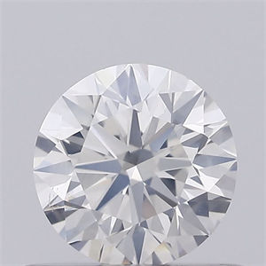 Picture of Natural Diamond 0.55 Carats, Round with Excellent Cut, F Color, I1 Clarity and Certified by GIA