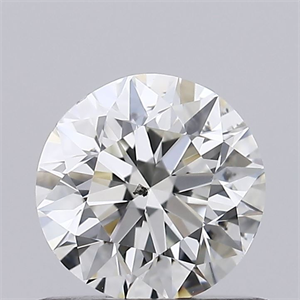 Picture of Natural Diamond 0.60 Carats, Round with Excellent Cut, J Color, SI1 Clarity and Certified by GIA