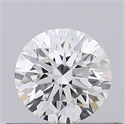 Natural Diamond 0.40 Carats, Round with Excellent Cut, G Color, VVS1 Clarity and Certified by GIA