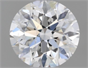 Natural Diamond 0.50 Carats, Round with Very Good Cut, E Color, I1 Clarity and Certified by GIA