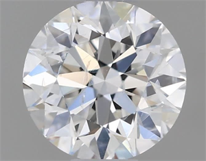 Picture of Natural Diamond 0.50 Carats, Round with Very Good Cut, E Color, I1 Clarity and Certified by GIA