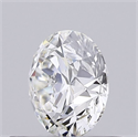 Natural Diamond 0.60 Carats, Round with Excellent Cut, I Color, SI2 Clarity and Certified by GIA