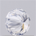 Natural Diamond 0.41 Carats, Round with Excellent Cut, D Color, I1 Clarity and Certified by GIA