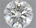 Natural Diamond 0.50 Carats, Round with Excellent Cut, H Color, SI1 Clarity and Certified by IGI