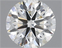 Natural Diamond 0.51 Carats, Round with Excellent Cut, I Color, SI1 Clarity and Certified by IGI