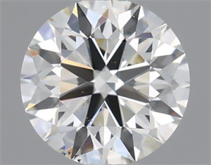 Picture of Natural Diamond 0.51 Carats, Round with Excellent Cut, I Color, SI1 Clarity and Certified by IGI