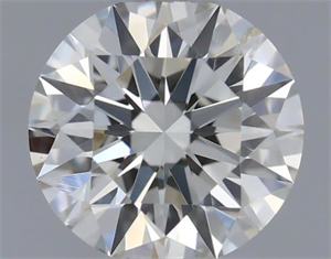 Picture of Natural Diamond 0.53 Carats, Round with Excellent Cut, I Color, SI1 Clarity and Certified by IGI