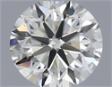 Natural Diamond 0.50 Carats, Round with Very Good Cut, K Color, VS2 Clarity and Certified by GIA