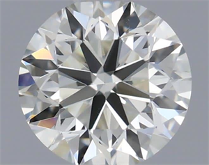 Picture of Natural Diamond 0.50 Carats, Round with Very Good Cut, K Color, VS2 Clarity and Certified by GIA