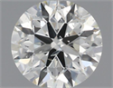 Natural Diamond 0.50 Carats, Round with Excellent Cut, J Color, SI2 Clarity and Certified by IGI