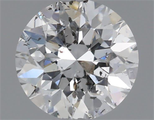 Picture of Natural Diamond 0.59 Carats, Round with Very Good Cut, G Color, I1 Clarity and Certified by IGI