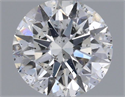 Natural Diamond 0.41 Carats, Round with Very Good Cut, G Color, I1 Clarity and Certified by IGI