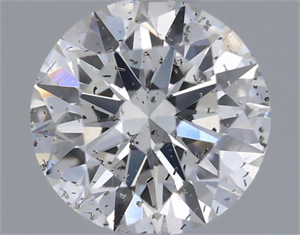 Picture of Natural Diamond 0.41 Carats, Round with Very Good Cut, G Color, I1 Clarity and Certified by IGI