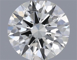 Picture of Natural Diamond 0.41 Carats, Round with Excellent Cut, I Color, VS2 Clarity and Certified by IGI