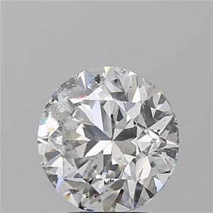 Picture of Natural Diamond 3.00 Carats, Round with Very Good Cut, F Color, SI2 Clarity and Certified by GIA