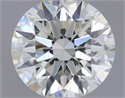 Natural Diamond 0.52 Carats, Round with Excellent Cut, K Color, VVS2 Clarity and Certified by GIA