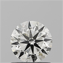 Natural Diamond 0.70 Carats, Round with Very Good Cut, J Color, SI2 Clarity and Certified by IGI