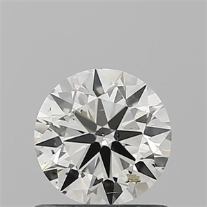 Picture of Natural Diamond 0.70 Carats, Round with Very Good Cut, J Color, SI2 Clarity and Certified by IGI