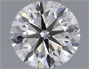 Natural Diamond 0.45 Carats, Round with Very Good Cut, G Color, VVS1 Clarity and Certified by IGI