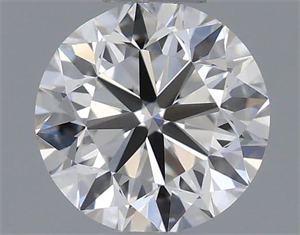 Picture of Natural Diamond 0.45 Carats, Round with Very Good Cut, G Color, VVS1 Clarity and Certified by IGI