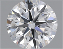 Natural Diamond 0.40 Carats, Round with Excellent Cut, G Color, SI1 Clarity and Certified by GIA