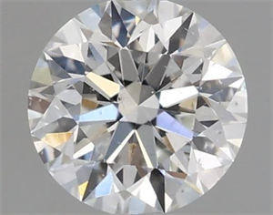 Picture of Natural Diamond 0.45 Carats, Round with Excellent Cut, G Color, SI2 Clarity and Certified by GIA