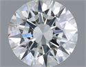 Natural Diamond 0.45 Carats, Round with Excellent Cut, J Color, VVS2 Clarity and Certified by GIA