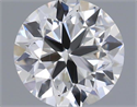 Natural Diamond 0.40 Carats, Round with Very Good Cut, H Color, VS1 Clarity and Certified by GIA